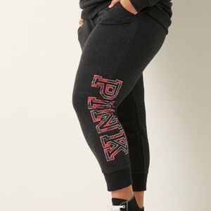 NWT VS PINK Fleece Joggers size S